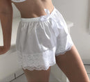Short Cetim Branco