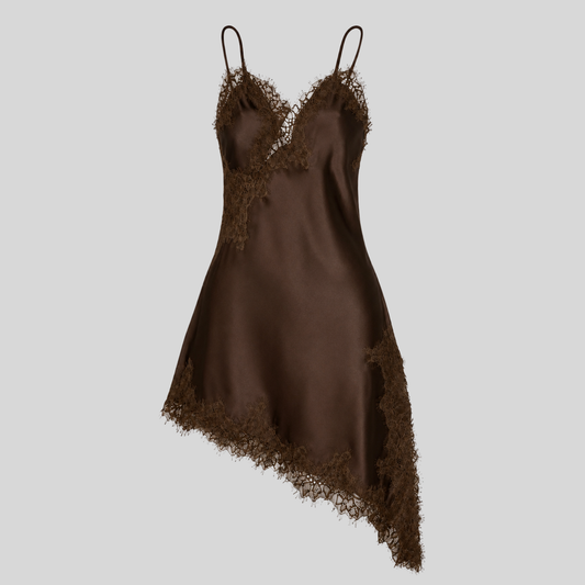 Vestido Magnolia Marrom