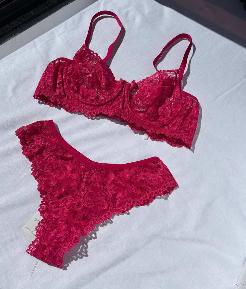 Conjunto Lace love Pink