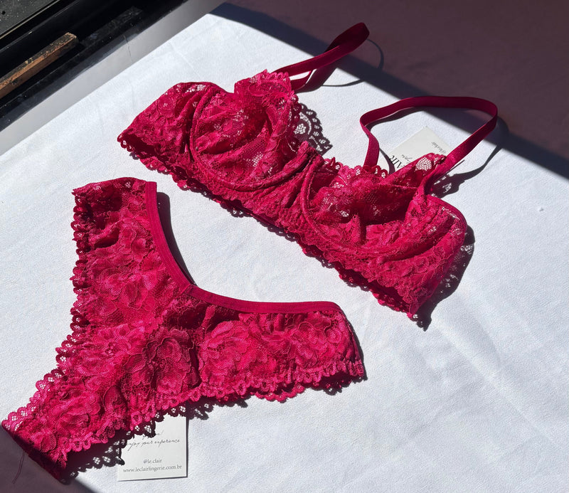 Conjunto Lace love Pink