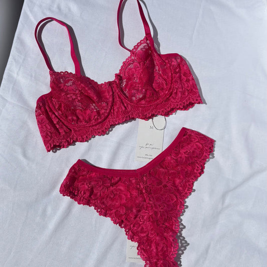 Conjunto Lace love Pink