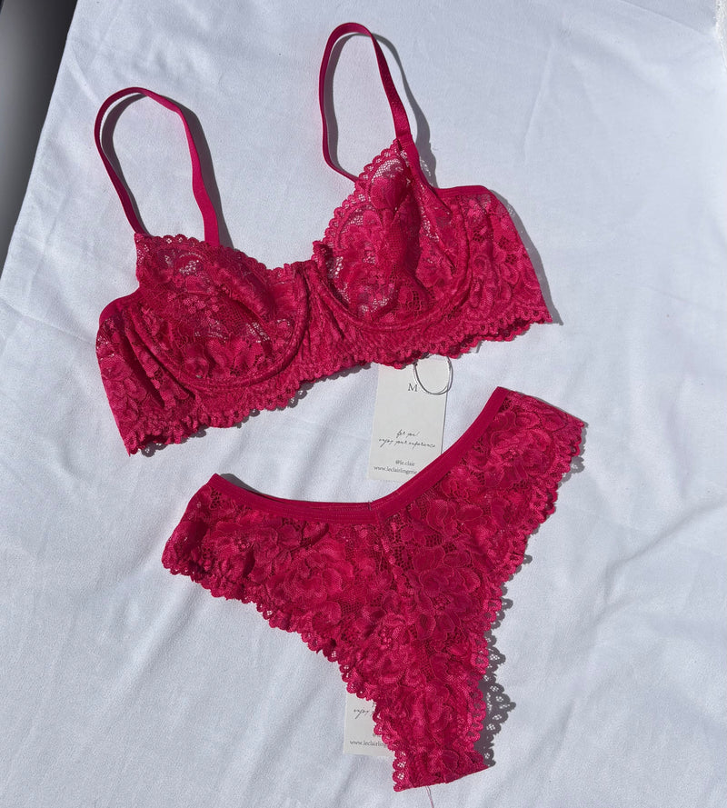 Conjunto Lace love Pink
