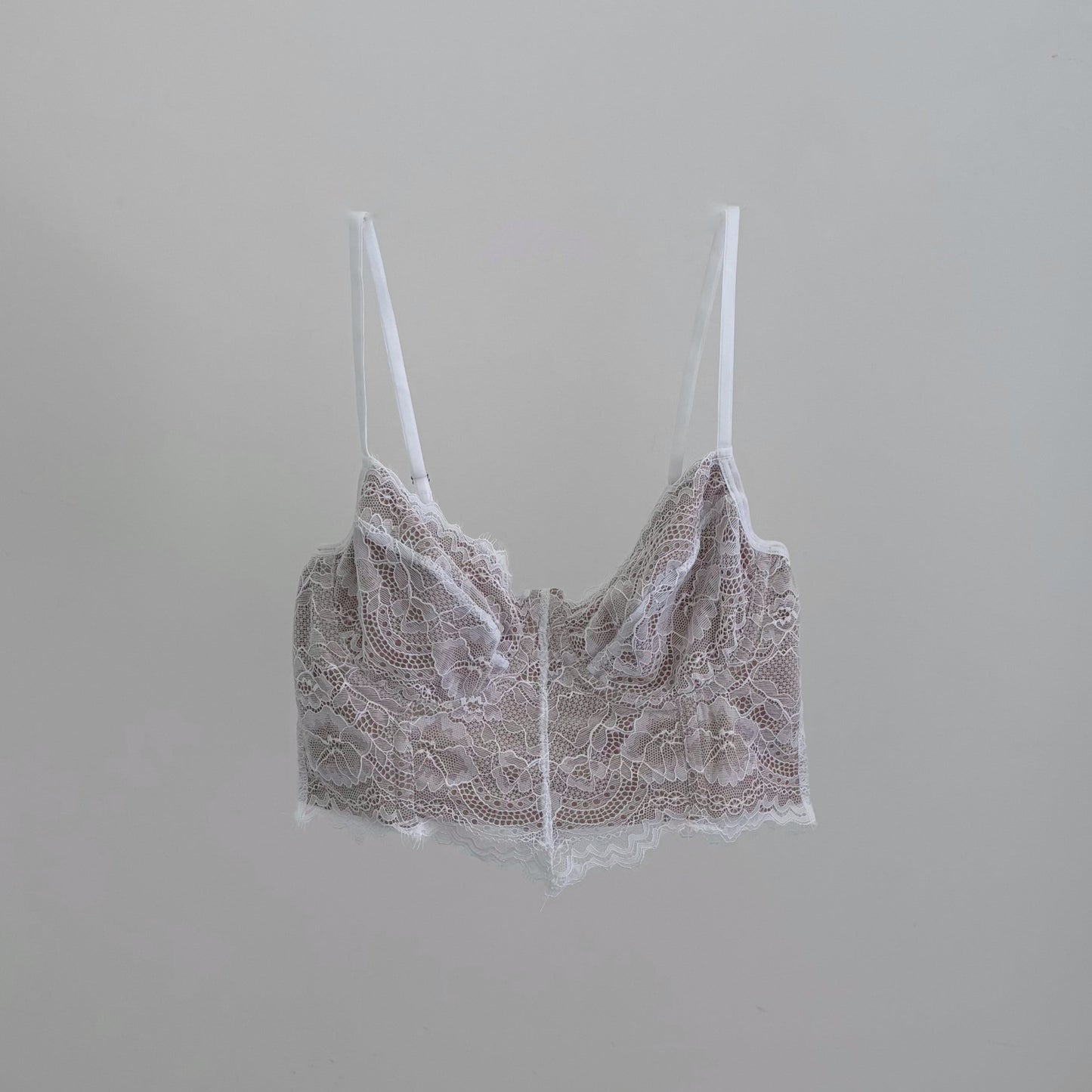 Cropped Amélia Branco/bege