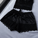 Short Cetim Preto