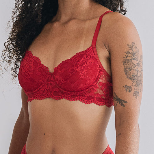 Sutiã Sofia Vermelho (com forro)