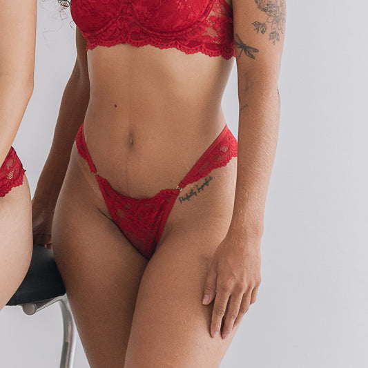 Calcinha Lace Love Vermelha