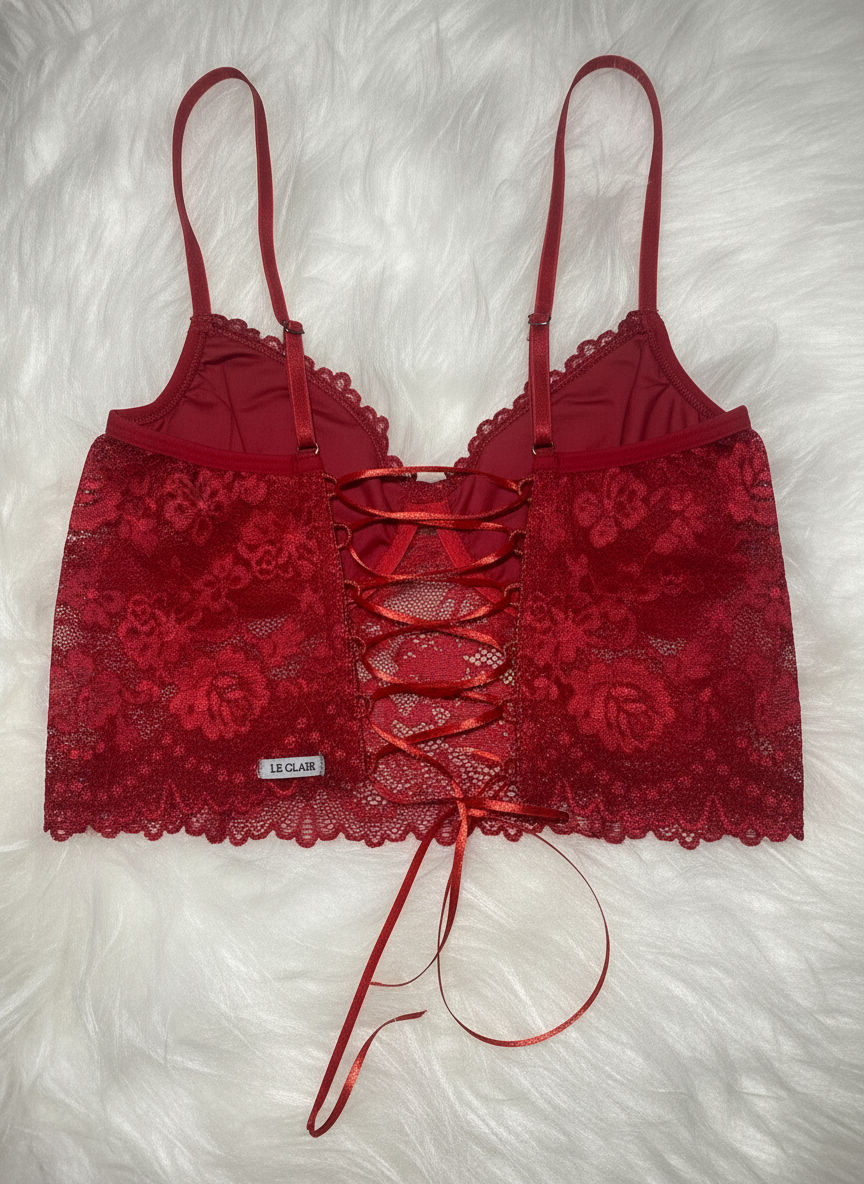 Baby Doll flórida Vermelho